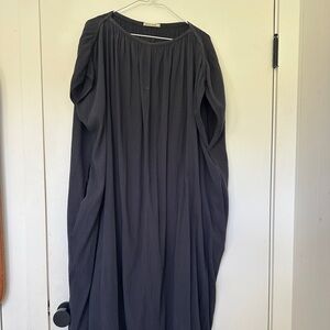 Black Crane black maxi dress